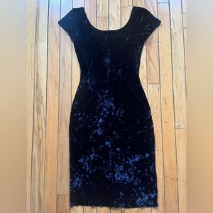 Crushed Velvet Bodycon Dress